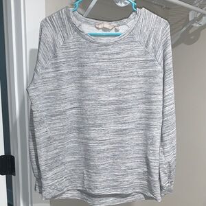 Athleta Heather Gray Knit Top